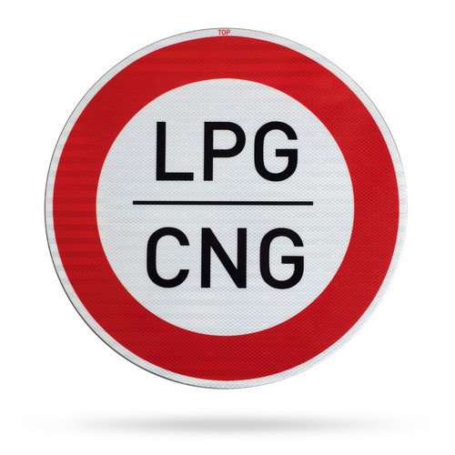 No entry LPG/CNG